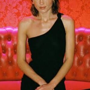 Asta Resort Black One-Shoulder Penelope Top | XS